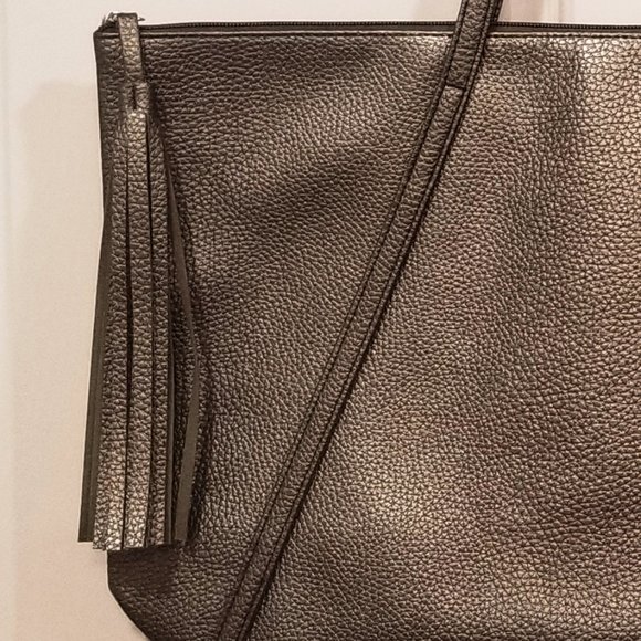 Shoulder Tote Bag, Pewter Gray in color, NWOT                         HOST PICK - Picture 5 of 10